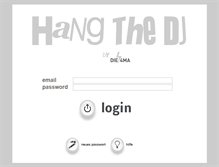 Tablet Screenshot of hangthedj.die4ma.com